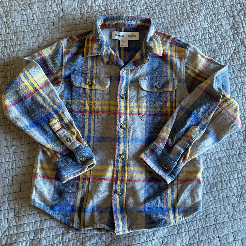 Old Navy Plaid button down